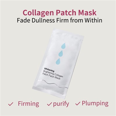 Valgendav Brightening Collagen Patch näomask